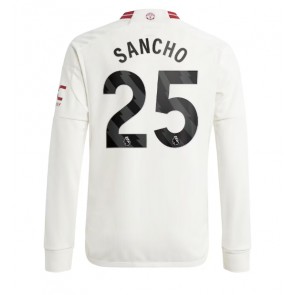 Manchester United Jadon Sancho #25 Rezervni Dres 2023-24 Dugim Rukavima